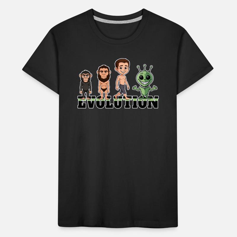Évolution Alien T-shirt bio Premium Enfant