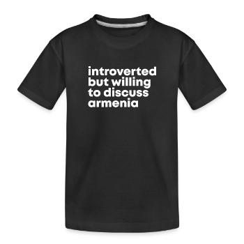Arménie - T-shirt bio Premium Enfant - noir - Devant