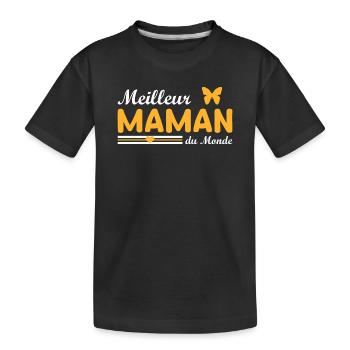 Beste Mutter der Welt - Kinder Premium Bio T-Shirt - Schwarz - Vorne