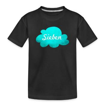 Cloud neuf Structure Ciel Citations Cool Chance - T-shirt bio Premium Enfant - noir - Devant