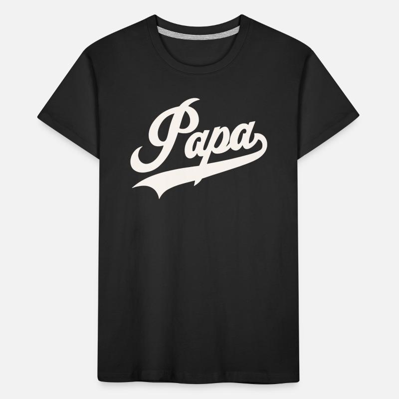 Script classique de Papa T-shirt bio Premium Enfant