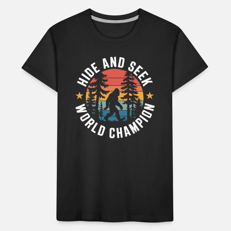 Champion du monde de cache-cache T-shirt bio Premium Enfant