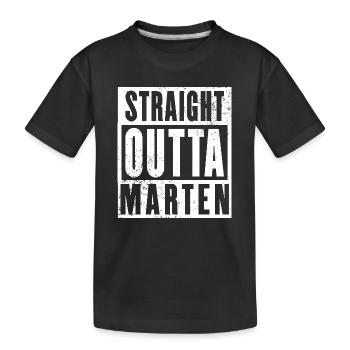 Dortmund Marten, Stadtteil, Ruhrgebiet, Ruhrpott - Kinder Premium Bio T-Shirt - Schwarz - Vorne