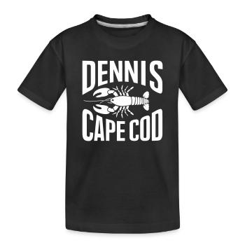 Dennis Cape Cod Homard - T-shirt bio Premium Enfant - noir - Devant