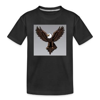 Aigle - T-shirt bio Premium Enfant - noir - Devant