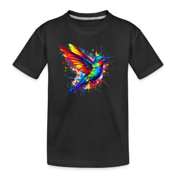 Colibri - T-shirt bio Premium Enfant - noir - Devant