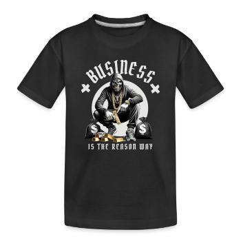 Gangster Life - Kids' Premium Organic T-Shirt - black - Front