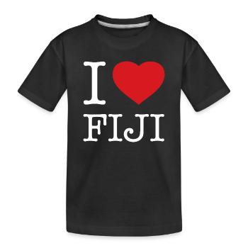 J’ADORE LES FIDJI - T-shirt bio Premium Enfant - noir - Devant