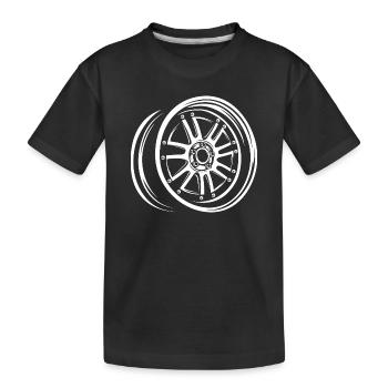 Jante de réglage élégante – Auto-Design - T-shirt bio Premium Enfant - noir - Devant