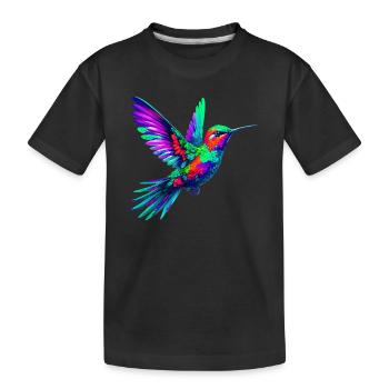 Colibri - T-shirt bio Premium Enfant - noir - Devant