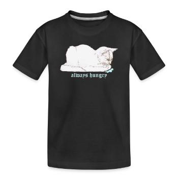 TOUJOURS AFFAMÉ - T-shirt bio Premium Enfant - noir - Devant