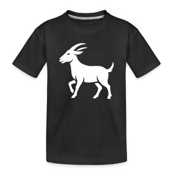Bouc - T-shirt bio Premium Enfant - noir - Devant