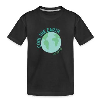 Rafraîchir la Terre - Pas l’ambiance - T-shirt bio Premium Enfant - noir - Devant