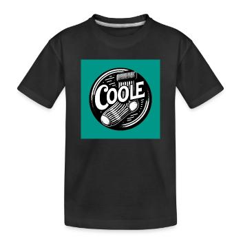 Coole Socke Socken und lustiger Spruch - Kinder Premium Bio T-Shirt - Schwarz - Vorne
