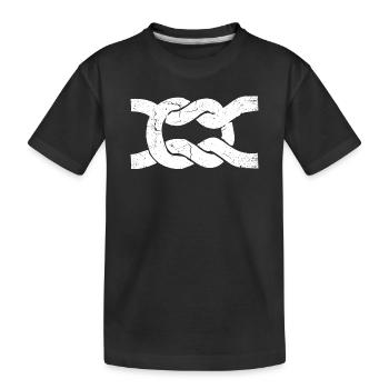 Noeud marin | nœud | Noeud - T-shirt bio Premium Enfant - noir - Devant