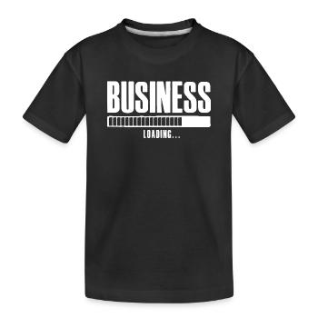 Business Loading Entreprise en ligne Affilié - T-shirt bio Premium Enfant - noir - Devant