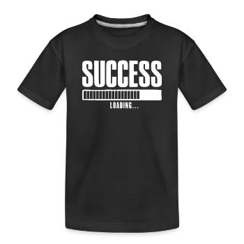 Succès Chargement Entreprise en ligne Affilié - T-shirt bio Premium Enfant - noir - Devant