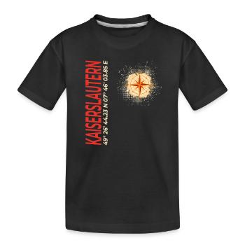 Kaiserslautern - Kinder Premium Bio T-Shirt - Schwarz - Vorne