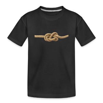 13 nœuds - T-shirt bio Premium Enfant - noir - Devant