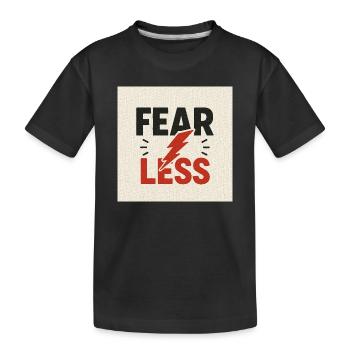 Conception de choc de puissance motivationnelle - T-shirt bio Premium Enfant - noir - Devant