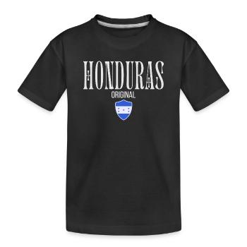 Originally from Honduras, born in Honduras - Kids' Premium Organic T-Shirt - black - Front