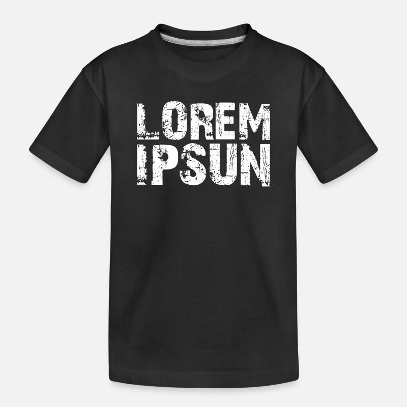 LOREM_IPSUN - T-shirt bio Premium Enfant - noir