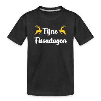 Jours heureux Fissa - T-shirt bio Premium Enfant - noir - Devant