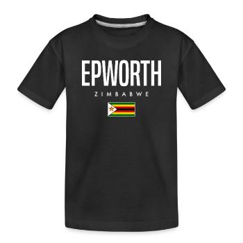 Epworth, Zimbabwe - T-shirt bio Premium Enfant - noir - Devant