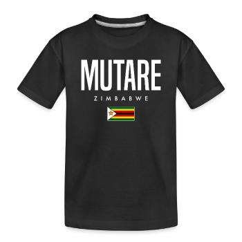 Mutare, Zimbabwe - T-shirt bio Premium Enfant - noir - Devant