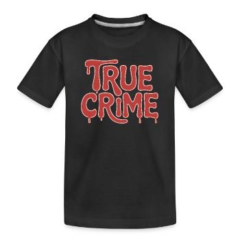 True Crime - Conception de sang de tueur - T-shirt bio Premium Enfant - noir - Devant