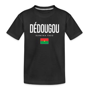 Dédougou Burkina Faso - T-shirt bio Premium Enfant - noir - Devant