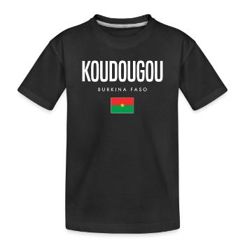 Koudougou Burkina Faso - T-shirt bio Premium Enfant - noir - Devant