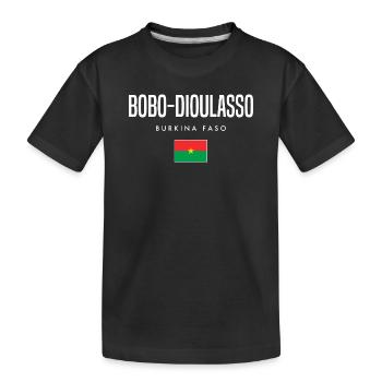 Bobo-Dioulasso Burkina Faso - T-shirt bio Premium Enfant - noir - Devant