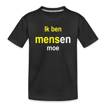 J’en ai marre de la conception des messages des gens - T-shirt bio Premium Enfant - noir - Devant