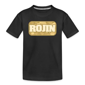 Rojin als Gesundheit - Kinder Premium Bio T-Shirt - Schwarz - Vorne