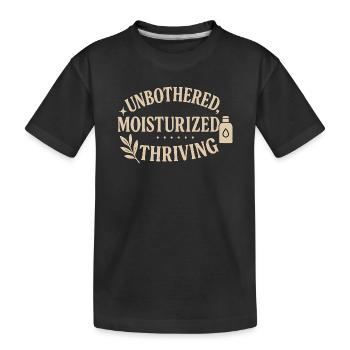 Conception florissante et hydratée sans dérangement - T-shirt bio Premium Enfant - noir - Devant