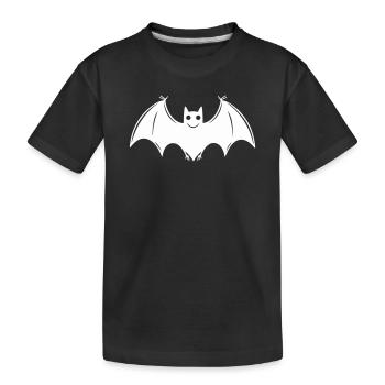 Bat - Kids' Premium Organic T-Shirt - black - Front