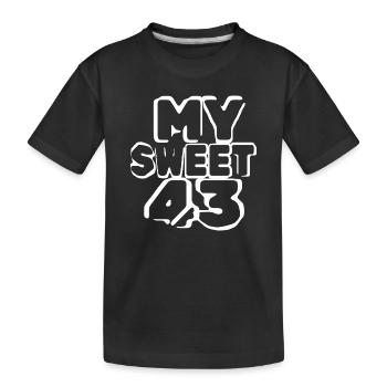 Suess 43 - Kinder Premium Bio T-Shirt - Schwarz - Vorne