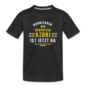 Formation d’apprenti confiseur Apprentissage Apprentissage de confiseur - T-shirt bio Premium Enfant - noir - Devant
