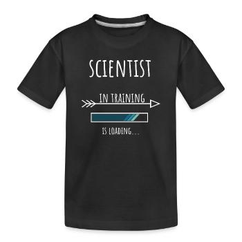 Scientifique Cadeau Profession Éducation Scientifique - T-shirt bio Premium Enfant - noir - Devant
