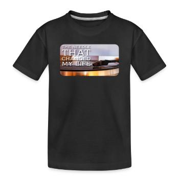 L’aiguille qui a changé ma vie - T-shirt bio Premium Enfant - noir - Devant