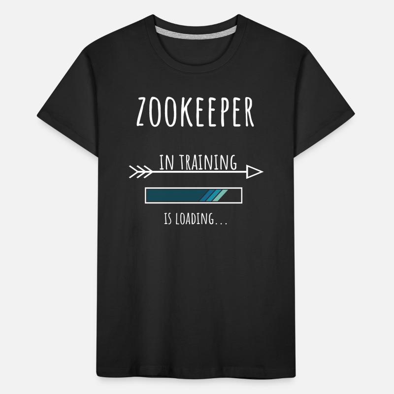 Zookeeper Geschenk Beruf Ausbildung Tierpfleger Kinder Premium Bio T-Shirt