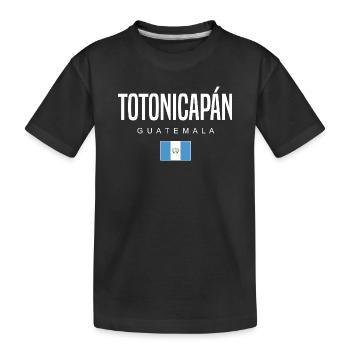Totonicapán Guatemala Guatemalteken - Kids' Premium Organic T-Shirt - black - Front