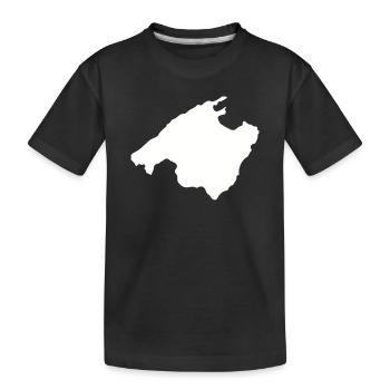 Malle Outline - Kids' Premium Organic T-Shirt - black - Front