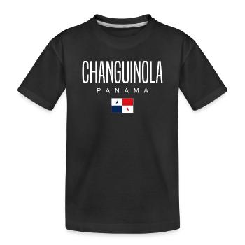 Changuinola Panama Panamaer - Kinder Premium Bio T-Shirt - Schwarz - Vorne