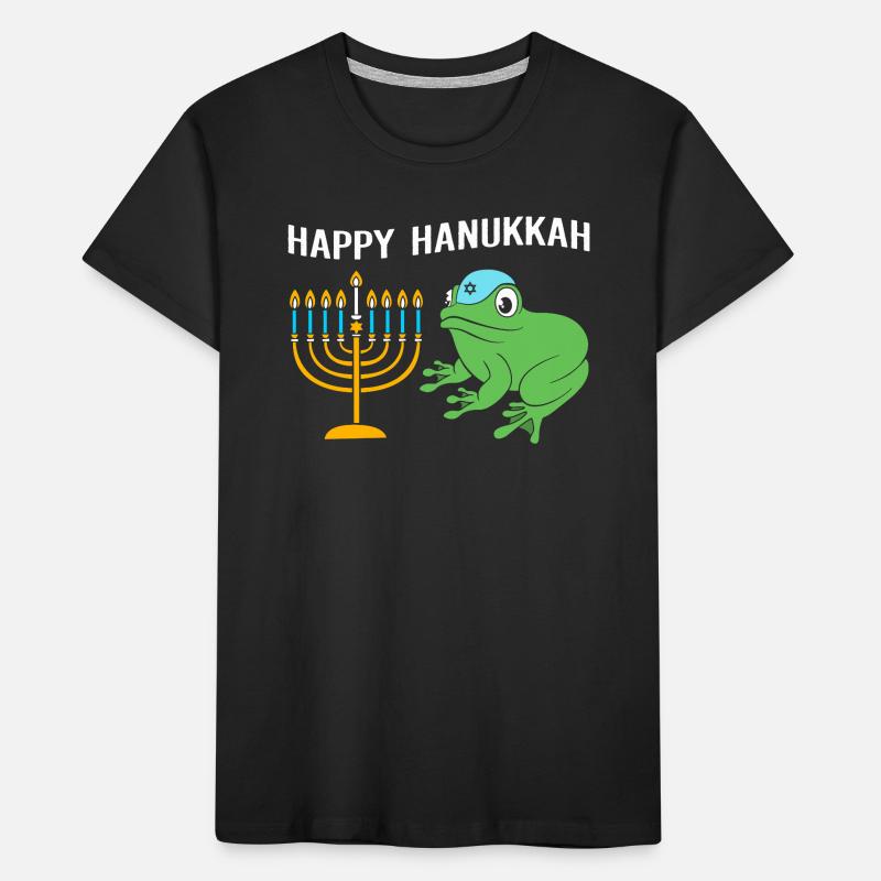 Hanoukka Hanoukka Hanoukka Grenouille T-shirt bio Premium Enfant