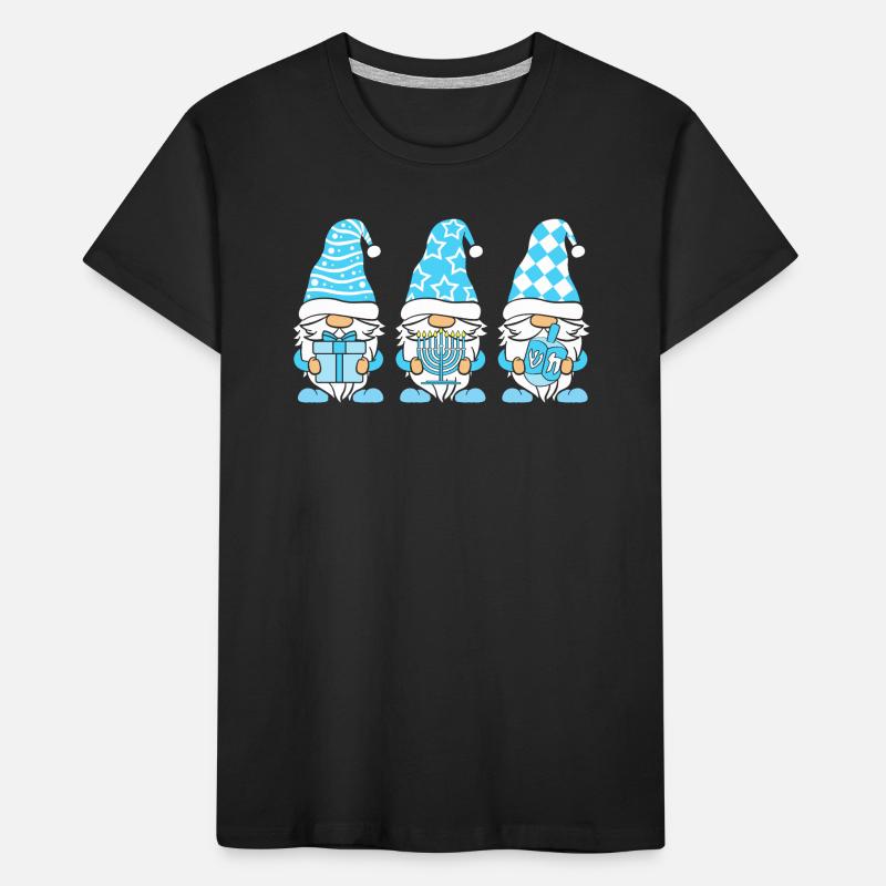 Hanoukka Hanoukka Hanoukka Chai T-shirt bio Premium Enfant