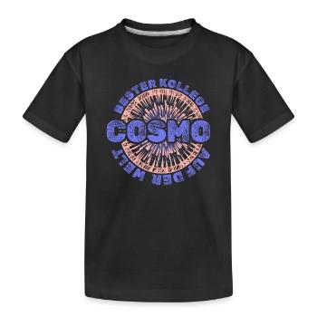 Cosmo comme prénom - T-shirt bio Premium Enfant - noir - Devant