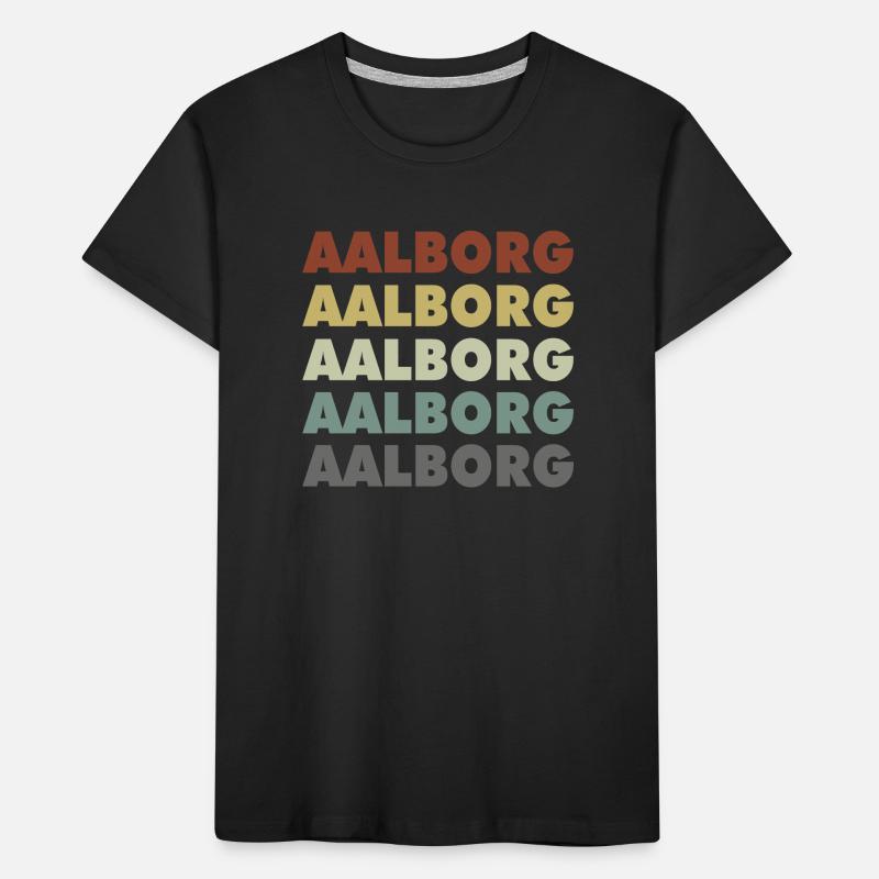 Aalborg - Danimarca - Danimarca - Scandinavia Maglietta ecologica premium per bambini