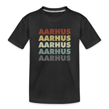 Aarhus - Danemark - Danemark - Scandinavie - T-shirt bio Premium Enfant - noir - Devant